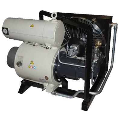 HKL7500 - Hydraulically driven compressed air vane compressor 7,500 L/min. at max. 8 bar (116 PSI)